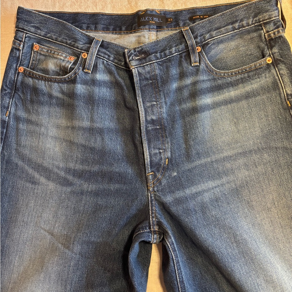 Alex Mill Wide-Legged Blue Jeans
